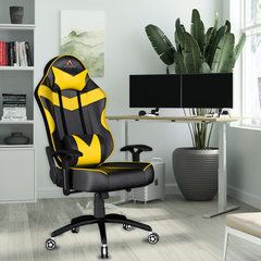 ASE Gaming Infinity Series Gaming Chair With Metal Base(Yellow & Black)