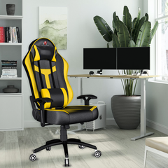 ASE Gaming Ranger Series Gaming Chair With Metal Base(Yellow & Black)