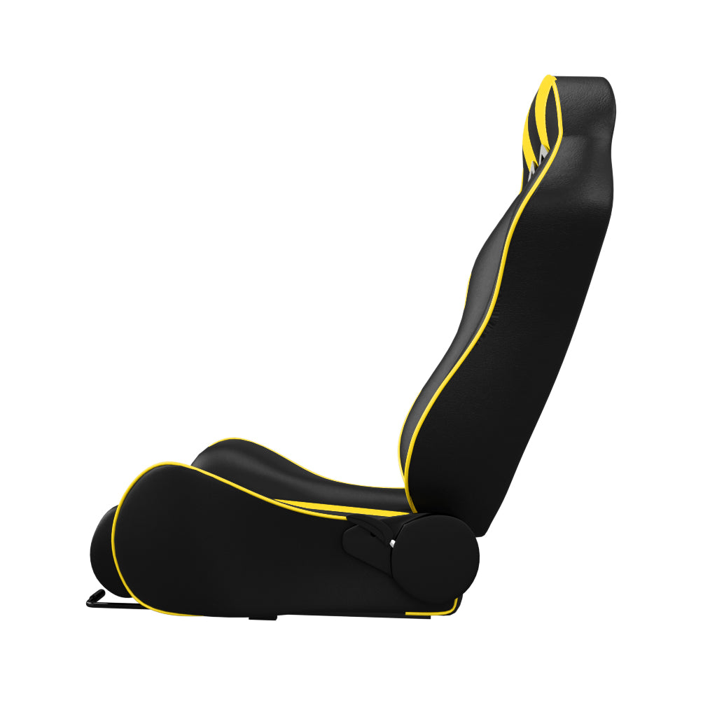 ASE Gaming ULTRA Racing Simulator Seats Reclining Seats (Yellow & Black) ASE GAMING