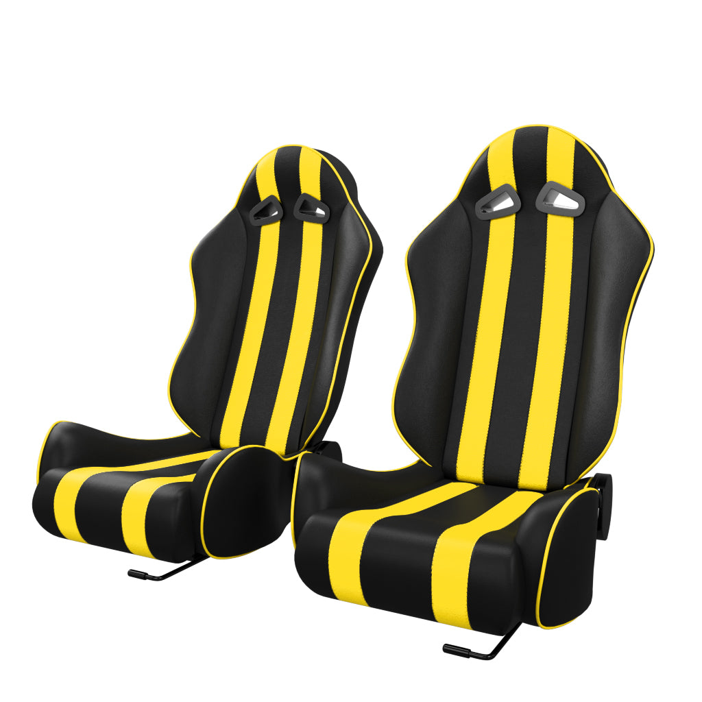 ASE Gaming ULTRA Racing Simulator Seats Reclining Seats (Yellow & Black) ASE GAMING