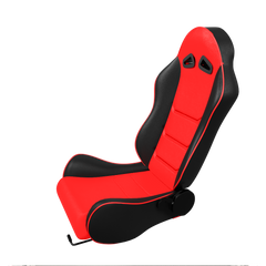 ASE Gaming VORTEX Racing Simulator Seats Reclining Seats (Red & Black)