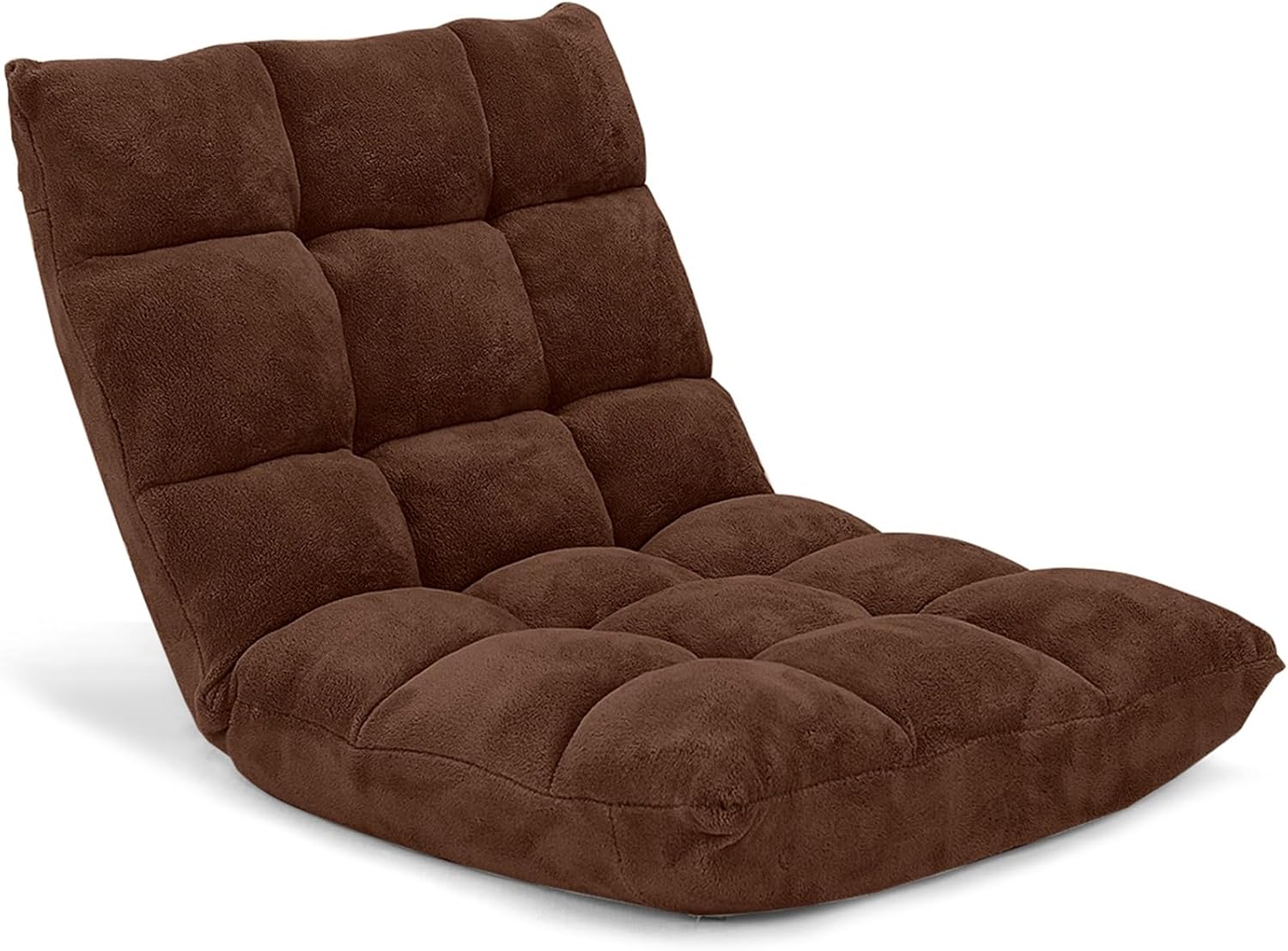 ASE GAMING Adjustable Cushioned Floor Gaming Chair in Brown, perfect for comfortable gaming sessions
