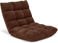 ASE GAMING Adjustable Cushioned Floor Gaming Chair in Brown, perfect for comfortable gaming sessions