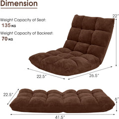 ASE GAMING Adjustable Cushioned Floor Gaming Chair with Comfortable Design and Weight Capacity Details