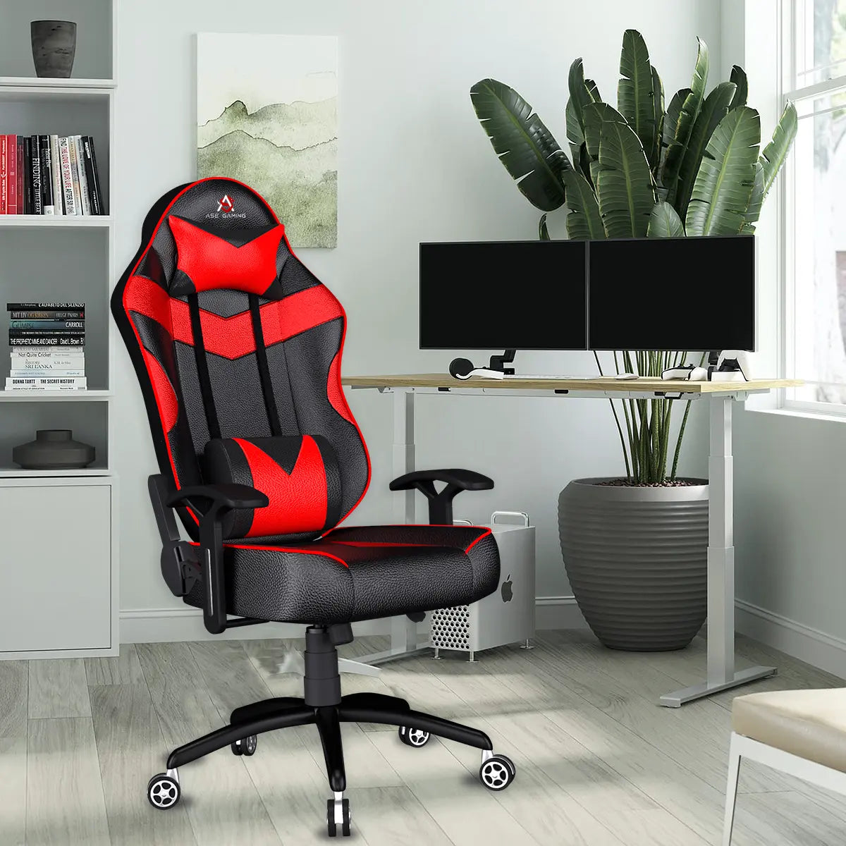 Infinity Series Gaming Chair Red with ergonomic design for comfort during long gaming sessions