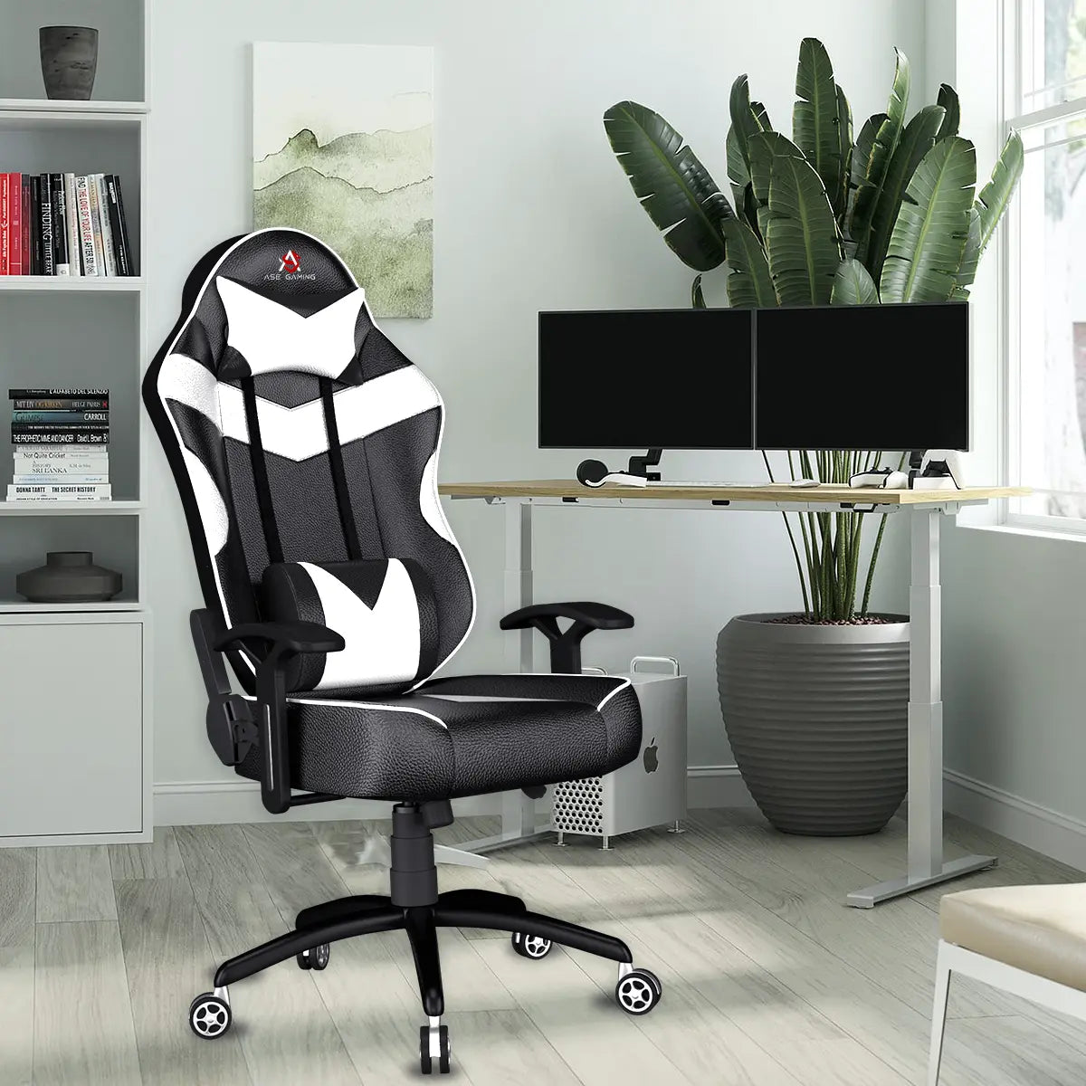 ASE Gaming Infinity Series Gaming Chair White with ergonomic design and sleek style for ultimate gaming comfort