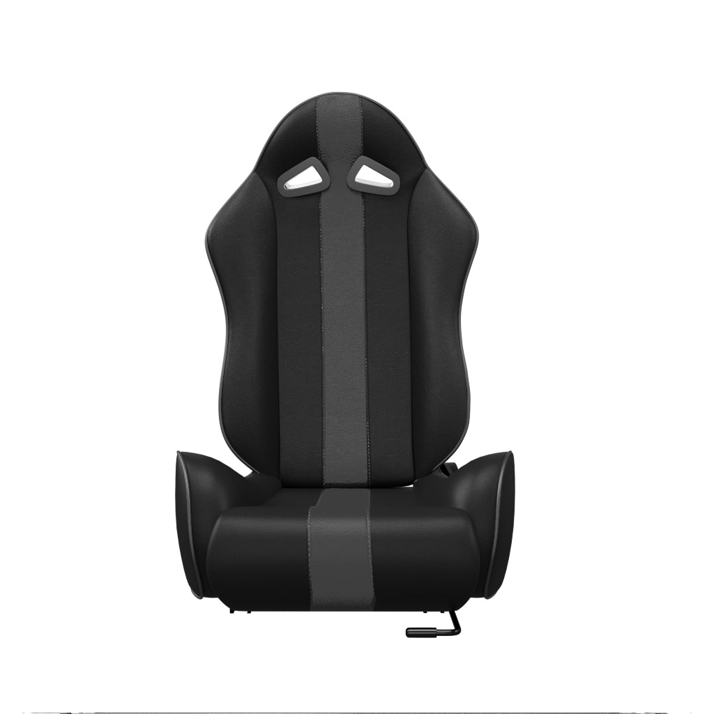 ASE Gaming APEX Racing Simulator Reclining Seats (Gray & Black)