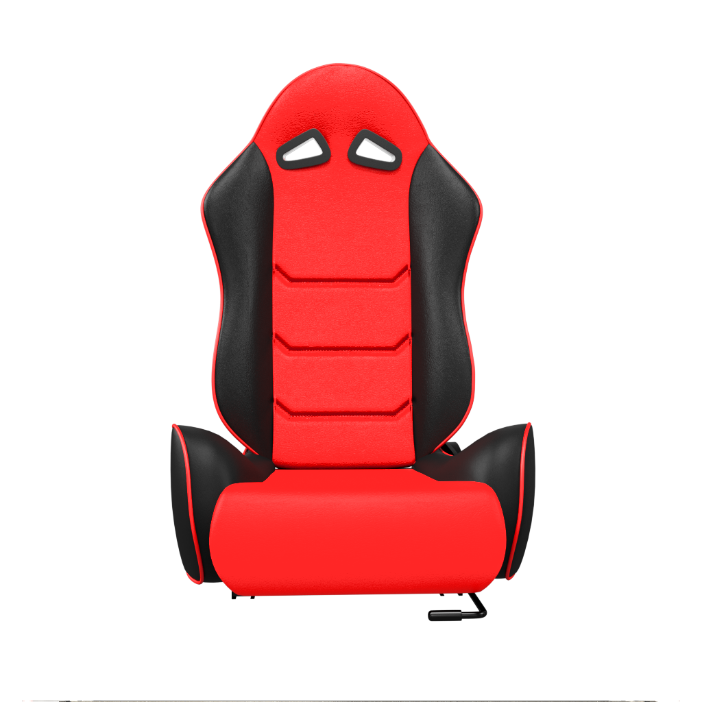 ASE Gaming VORTEX Racing Simulator Seats Reclining Seats (Red & Black)