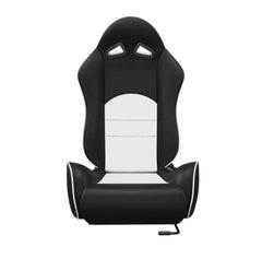 ASE Gaming TURBO Racing Simulator Seats Reclining Seats (White & Black)