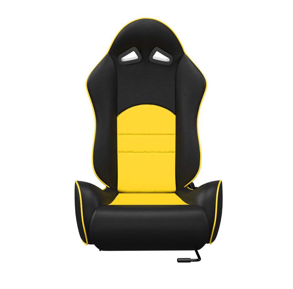 ASE Gaming TURBO Racing Simulator Seats Reclining Seats (Yellow & Black)