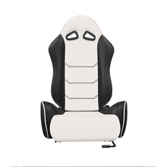 ASE Gaming VORTEX Racing Simulator Seats Reclining Seats (White & Black)