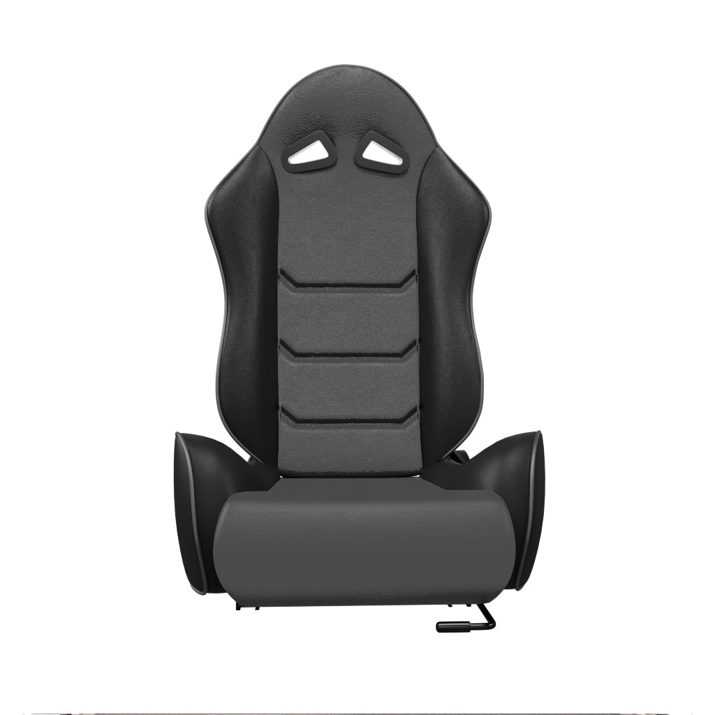 ASE Gaming VORTEX Racing Simulator Seats Reclining Seats (Gray & Black)