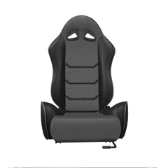 ASE Gaming VORTEX Racing Simulator Seats Reclining Seats (Gray & Black)