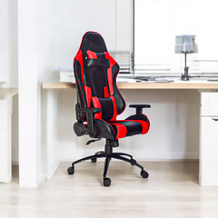 ASE GAMING Gaming Chair Red And Black with ergonomic design and adjustable features for comfort