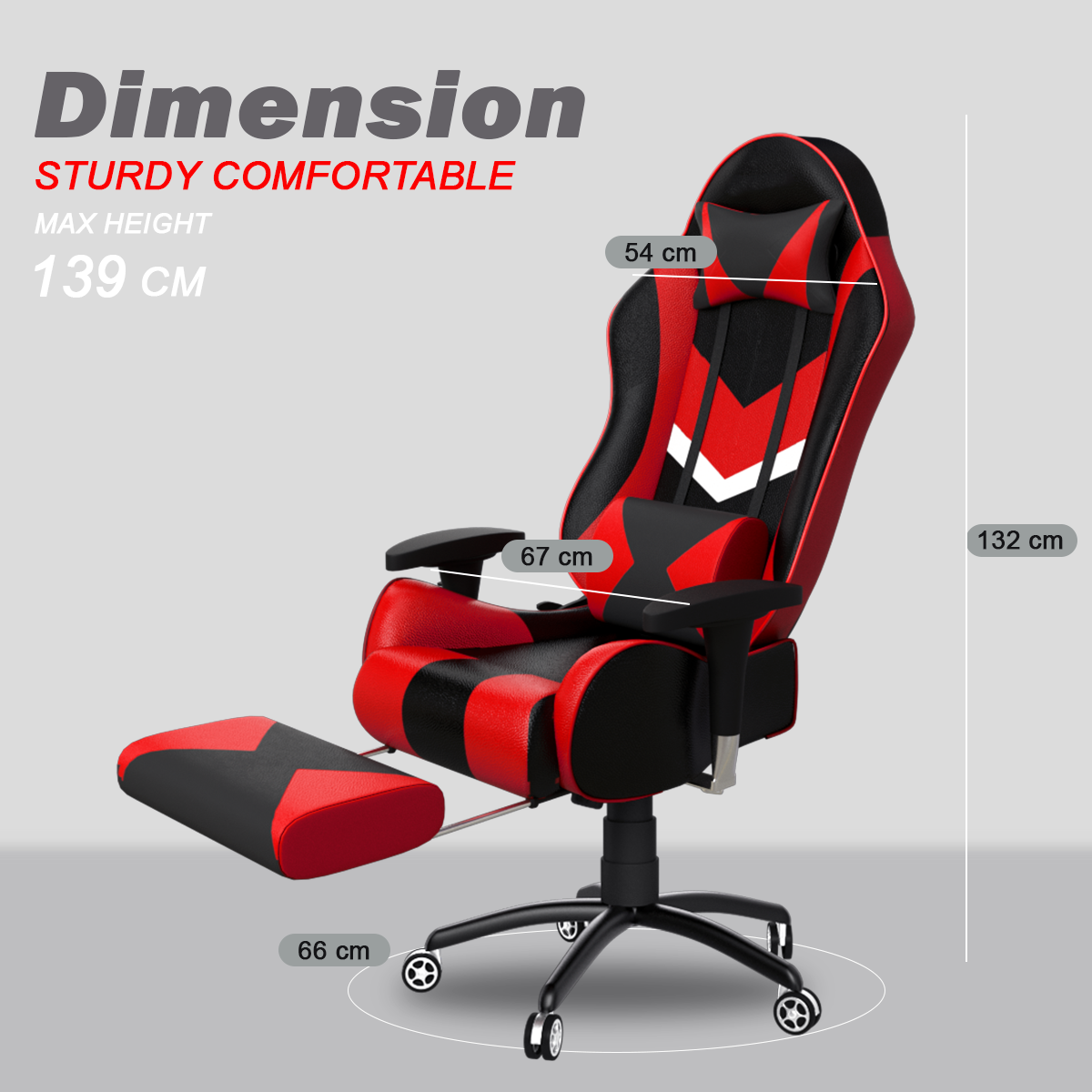 ASE Gaming Gold Series Gaming Chair With Footrest(Multicolor)