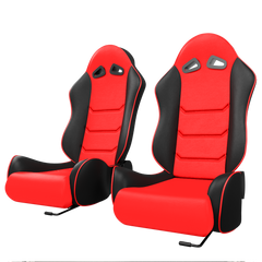 ASE Gaming VORTEX Racing Simulator Seats Reclining Seats (Red & Black)