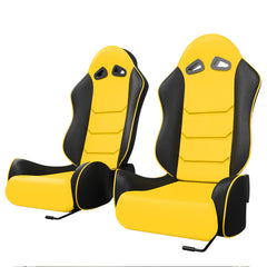 ASE Gaming VORTEX Racing Simulator Seats Reclining Seats (Yellow & Black)