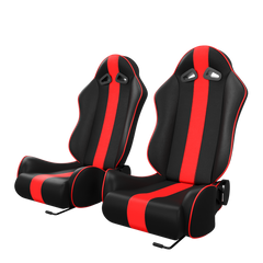 ASE Gaming APEX Racing Simulator Reclining Seats(Red & Black)