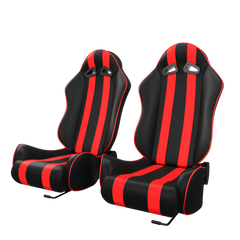 ASE Gaming ULTRA Racing Simulator Seats Reclining Seats (Red & Black)