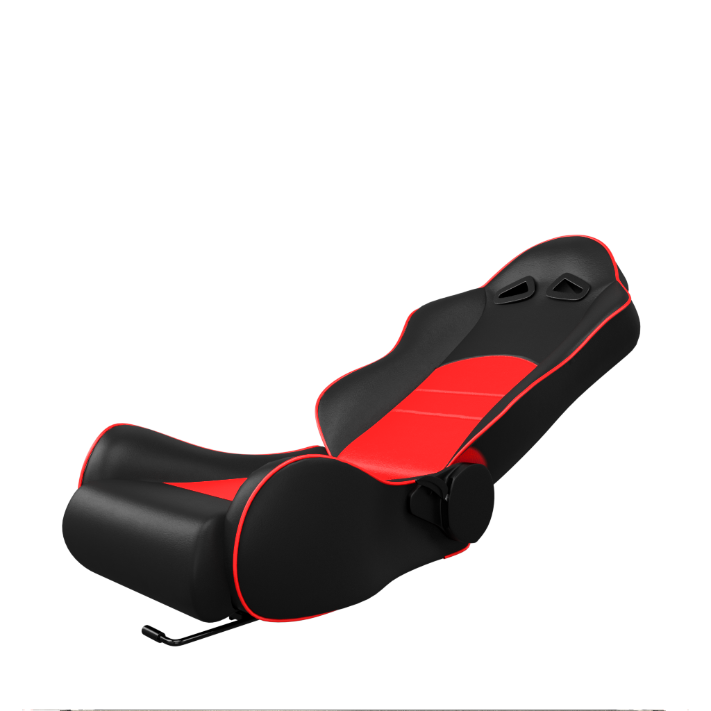 ASE Gaming TURBO Racing Simulator Seats Reclining Seats (Red & Black)