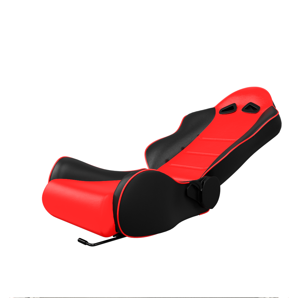 ASE Gaming VORTEX Racing Simulator Seats Reclining Seats (Red & Black)