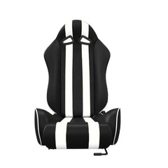ASE GAMING Racing Simulator Seats Reclining Seats White And Black with Ergonomic Design