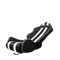 ASE GAMING Racing Simulator Seat in White and Black with Reclining Features for Comfort