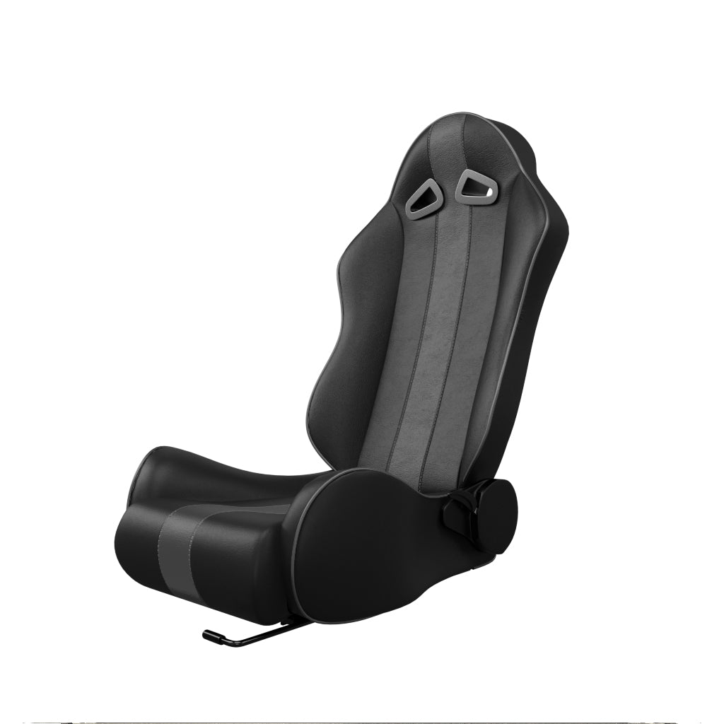 ASE Gaming APEX Racing Simulator Reclining Seats (Gray & Black)