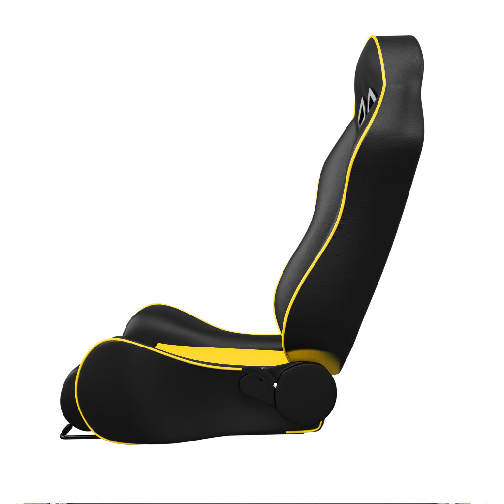 ASE Gaming TURBO Racing Simulator Seats Reclining Seats (Yellow & Black)