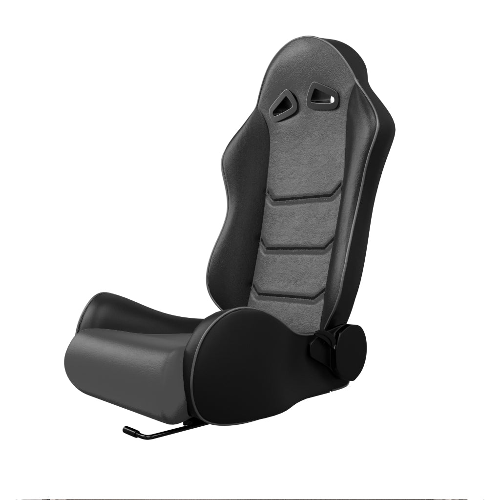 ASE Gaming VORTEX Racing Simulator Seats Reclining Seats (Gray & Black)