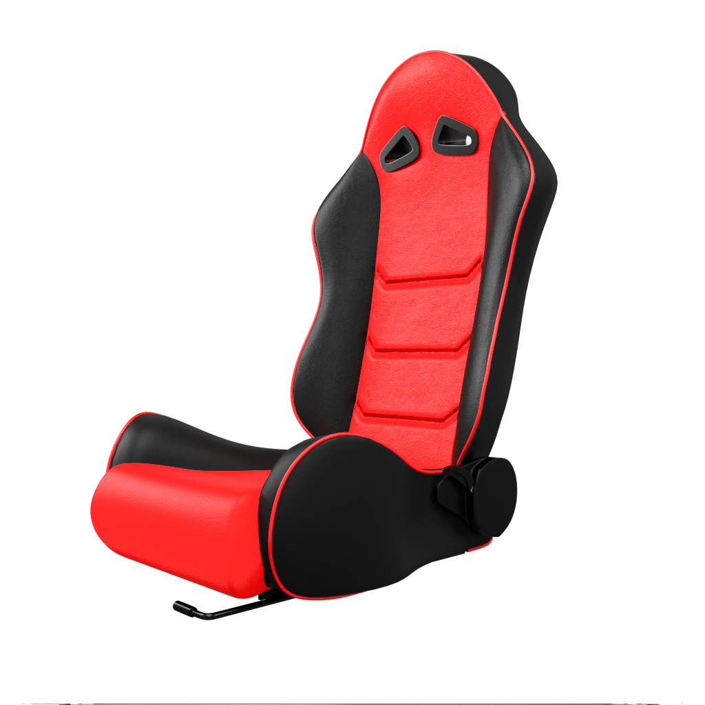 ASE Gaming VORTEX Racing Simulator Seats Reclining Seats (Red & Black)