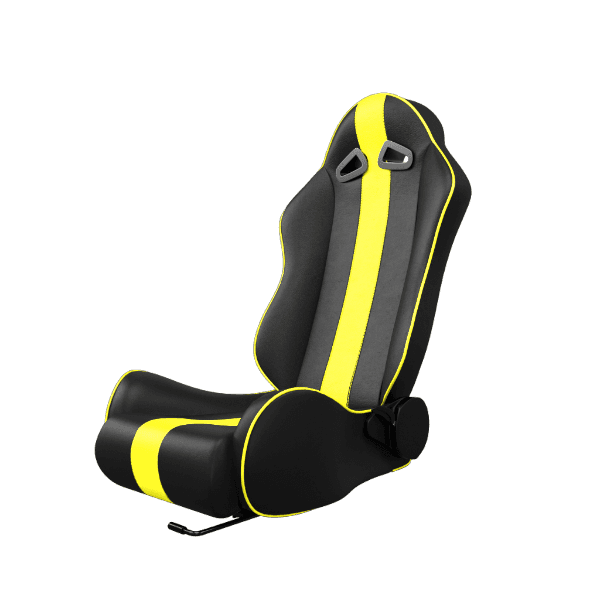 ASE Gaming APEX Racing Simulator Reclining Seats (Yellow & Black)