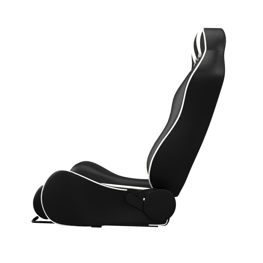 ASE Gaming ULTRA Racing Simulator Seats Reclining Seats (White & Black)